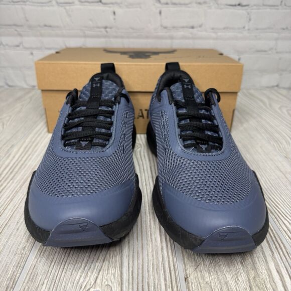 Under Armour Project Rock BSR5 Training Shoes Men’s 9 Blue Black Gym Low Top New main image 5